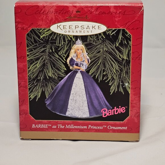 Hallmark Keepsake Ornament - Millenium Princess Barbie 1999 - Picture 2 of 7